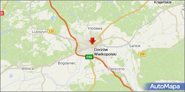 Mapa Polski Targeo