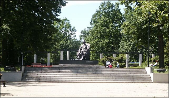 Wrocław-Park Południowy pomnik Chopina, Wrocław, Kutnowska 